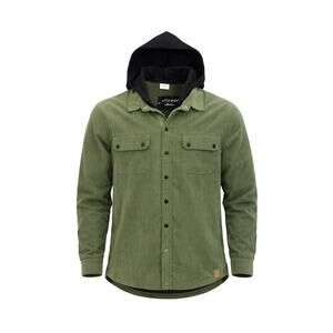 Little Bipsy Corduroy Hooded Shirt Jacket Olive Green Women’s Medium NWT